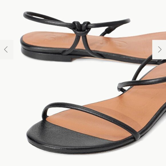 Staud Laurel Sandal in Black - Picture 3 of 3